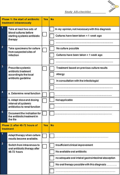 aruba health checklist